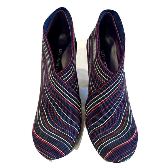 NWOT United Nude Fold Hi Multi-Colored Ankle Booties in Fruit Punch, Size 6.5 - Picture 2 of 13